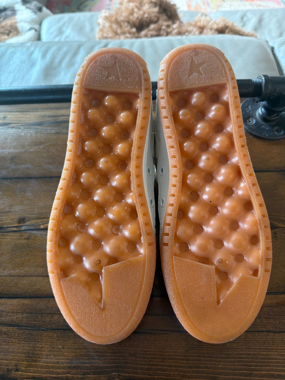 Golden Goose Yeah Sneakers White Leather Star Low Top Size 37 US 6.5 7 - Picture 4 of 9